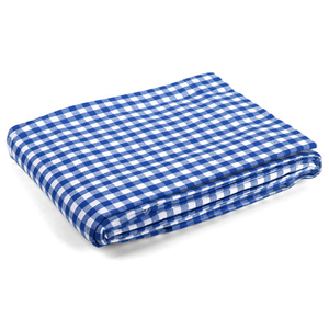 Rans - Gingham Tablecloth Large Blue 150cm x 300cm