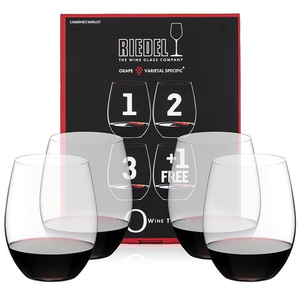 RIEDEL - O Wine Cabernet/Merlot Tumbler Buy 3 Get 4 Pack