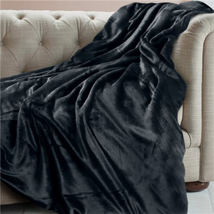 Brogo - Luxe Supersoft Micro Mink Throw Ink