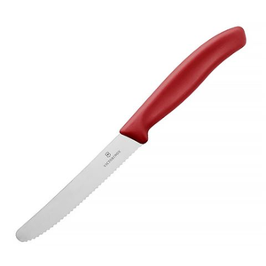 Victorinox - Steak Knife 11cm Wavy Red