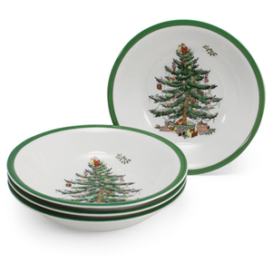 Spode - Christmas Tree Bowl Set 4pce 16cm