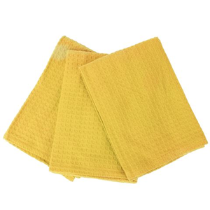 Rans - London Waffle Tea Towel Yellow Set 3pce