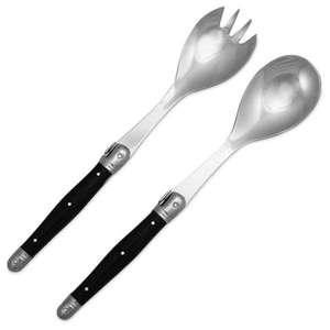 Laguiole - Debutante Salad Server Black Set 2pce