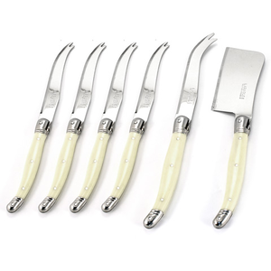 Laguiole - Debutante Cheese Knife Ivory Set 6pce