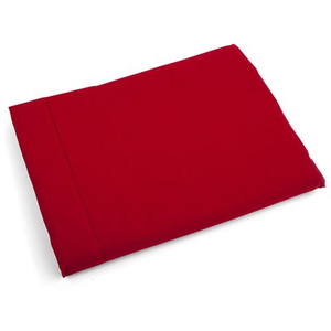 Rans - Hemstitch Tablecloth Red 150x230cm