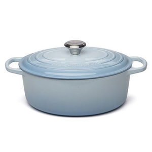 Le Creuset - Signature Oval Casserole Coastal Blue 29cm