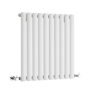 Milano Aruba - Horizontal Designer Radiator - Single Panel - 635mm x 590mm - White
