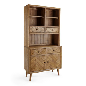 Parquet Brushed and Glazed Oak Small Dresser