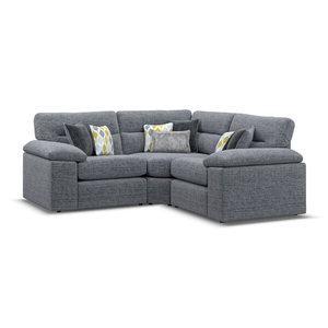 Morgan Modular Group 1 in Santos Grey with Green and Grey Scatters 