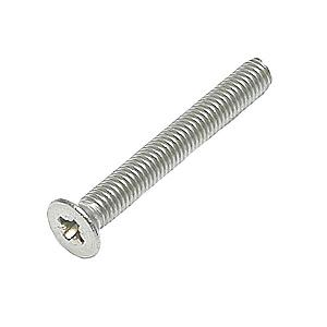 M4 x 20 Machine Screw, Countersunk Pozi No.2 Stainless Steel A2 (304)