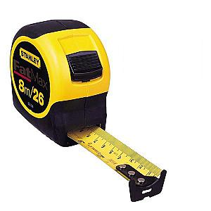 Stanley Dynagrip FATMAX 8M / 26ft Tape Measure 0-33-726