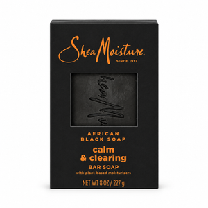 SheaMoisture African Black Soap Calm & Clearing Bar Soap 8oz