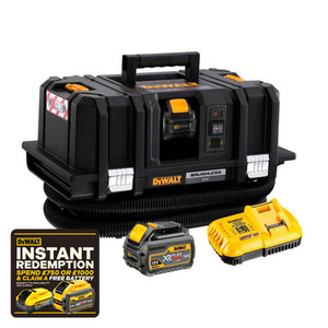 DeWalt DCV586MT2-GB 54V XR FlexVolt Dust Extractor with 2 x 6.0Ah Batteries
