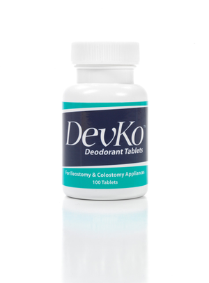 DevKo Ostomy Bag Deodorant Tablets (100 per bottle)