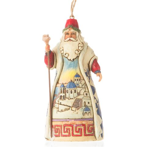 Heartwood Creek - Greek Santa Ornament