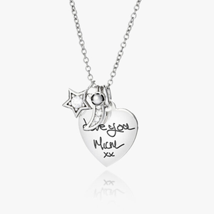 Moon & Stars Handwriting Necklace