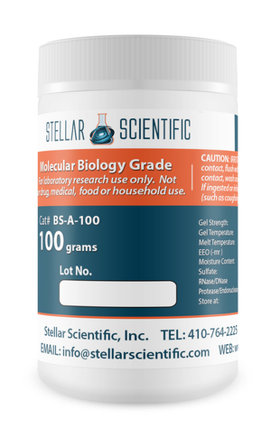 Agarose LE 100g For DNA Gel Electrophoresis