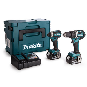 Makita DLX2180TJ 18V LXT Brushless Drill & Driver Twin Kit with 2x 5.0Ah Batteries