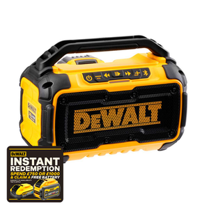 DeWalt DCR011 10.8V/18V/54V Bluetooth Speaker (Body Only)