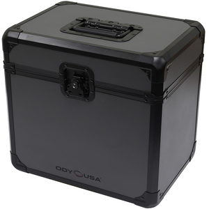 Odyssey Grey Krom 12" Vinyl Case (Holds 70 Records) (KLP70BLG)
