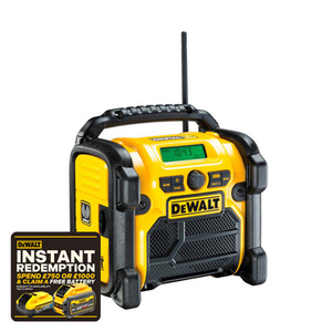 DeWalt DCR020 18V XR Compact Digital DAB Radio (Body Only)
