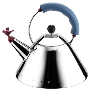 Alessi - Michael Graves Kettle with Bird Whistle Blue