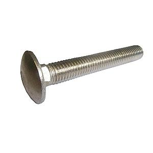 M6 x 50 Stainless Steel Coach Bolt Only, A2 (304) DIN 603 (Nuts not supplied)