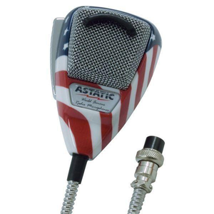 Astatic 636L Ultimate Noise Cancelling Microphone Stars N Stripes Edition