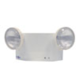 Emergency Lighting, Two Heads, Universal Mounting, J-Box Pattern, 27W per 1.5Hrs., Output Voltage 6V, White Color