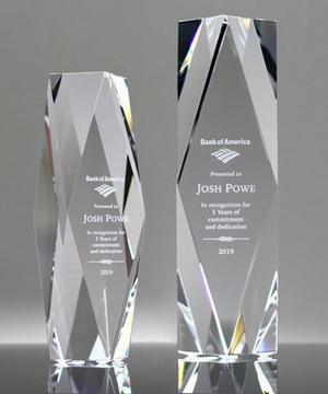 Presidents Tower Crystal Award