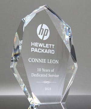 Faceted Crystal Peak Award