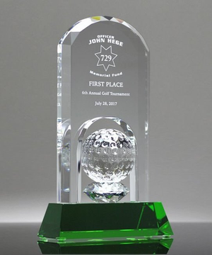 Flight Crystal Golf Award