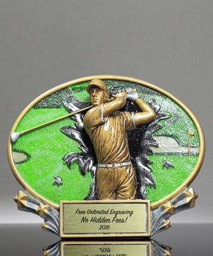 X-Plosion Oval Male Golf Award