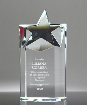 Optical Crystal Star Towers
