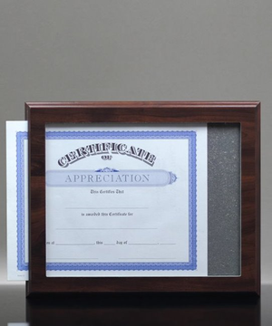 Certificate Slide-In Display Plaque Award