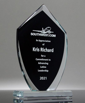 Apex Shield Glass Award