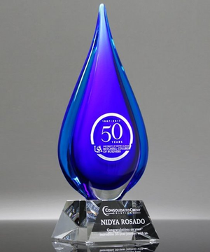 Euphoria Art Crystal Flame Award