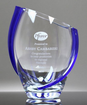 Prestige Crystal Award Vase
