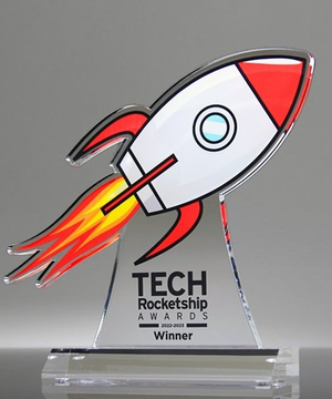 Acrylic Rocket Award