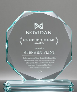 Jade Glass Octagon Award