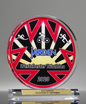 Premium Acrylic Circle Award - Full Color