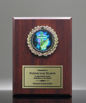 Pastor Appreciation Plaque w/Mylar