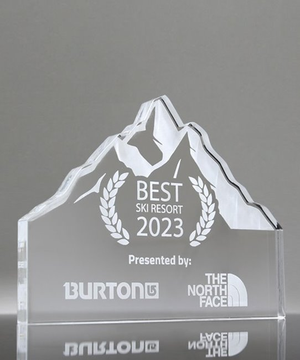Acrylic Mountain Trophy