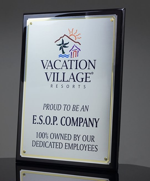 Large Format Ebony Plaque