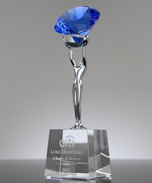 Attainment Diamond Sapphire Crystal