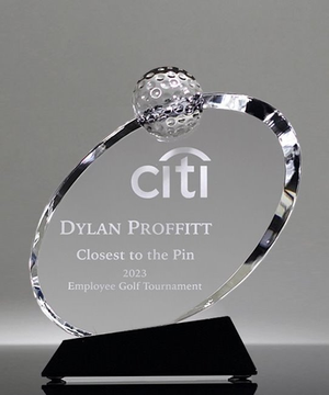 Birdie Golf Crystal Award