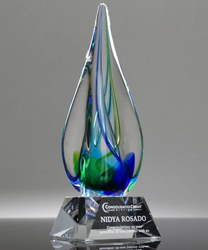 Dreams in Motion Art Crystal