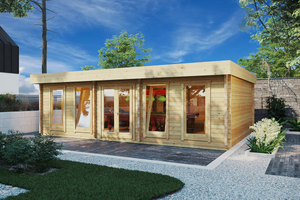 Garden Room "Hansa Snooker B" 38m² | 8 x 5 m | 70mm