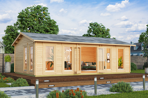 Large Garden Room D 38m² | 70mm | 5 x 8 m