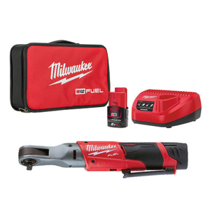 Milwaukee M12 FIR38-2 12V Fuel Sub Compact 3/8" Impact Ratchet with 1x 2.0Ah Battery